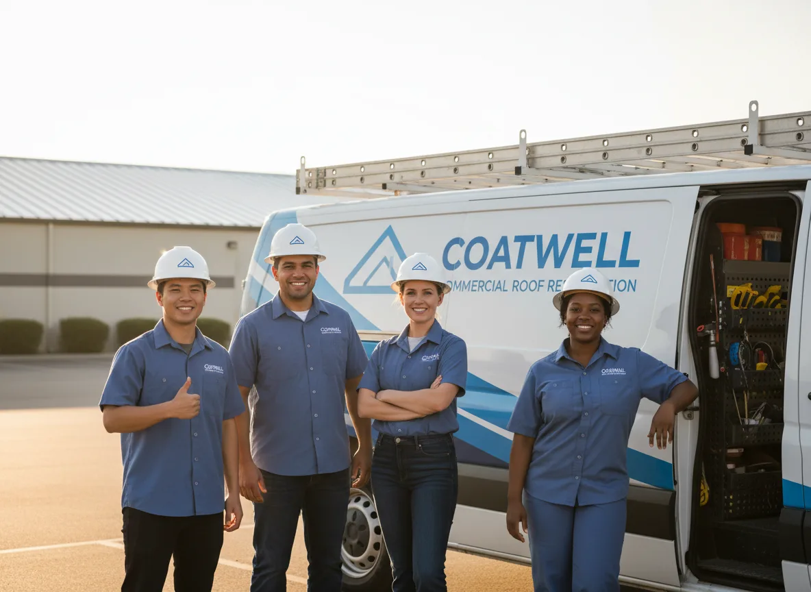 Commercial roof coating company in Hooven, OH
